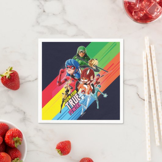 Wunderbar zeigen Ihre wahren Power Serviette (Beispiel)