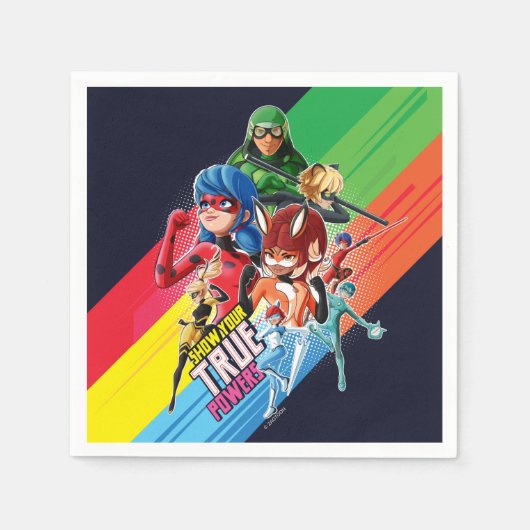 Wunderbar zeigen Ihre wahren Power Serviette (Vorderseite)