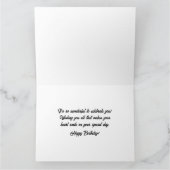 Wunderbar zum Feiern - Geburtstagskarte Karte (Innenseite)