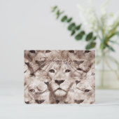 Wunderbare Augen_ Postkarte (Stehend Vorderseite)