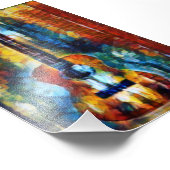 Wunderbare Bass Guitar Fotodruck (Ecke)