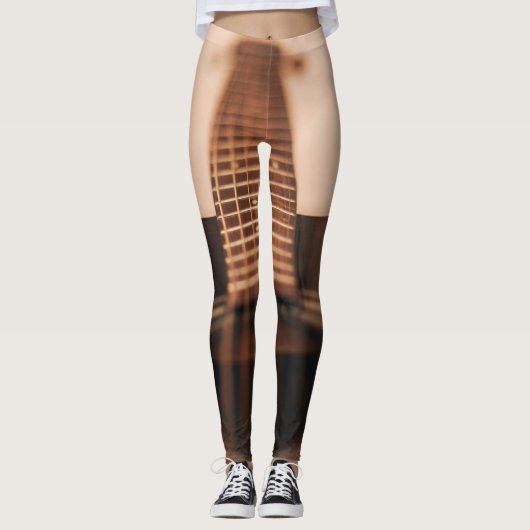 Wunderbare Bass Guitar Leggings (Vorderseite)