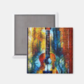 Wunderbare Bass Guitar Magnet (Vorderseite/Rückseite)