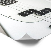 Wunderbare Bass Guitar Poster (Ecke)