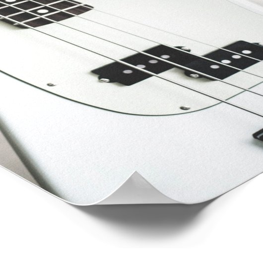Wunderbare Bass Guitar Poster (Ecke)