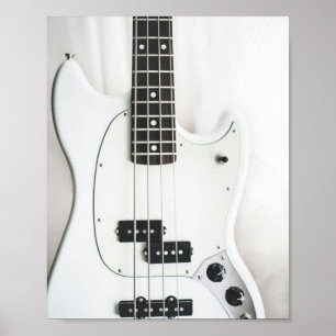 Wunderbare Bass Guitar Poster