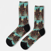 Wunderbare Blasen von Edmund Dulac Socken (Linkes Detail)