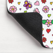 Wunderbare Blume Design Mousepad (Ecke)