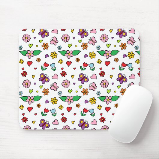 Wunderbare Blume Design Mousepad (Mit Mouse)