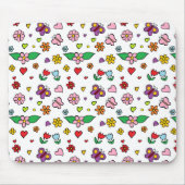 Wunderbare Blume Design Mousepad (Vorne)