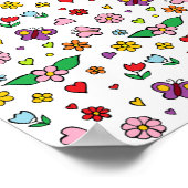 Wunderbare Blume Design Poster (Ecke)