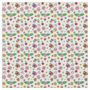 Wunderbare Blume Design Stoff