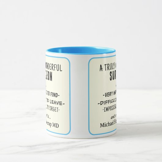 Wunderbare Chirurgen-Tasse Tasse (Zentrum)