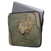 Wunderbare Dampfuhr Laptopschutzhülle (Vorderseite Links)