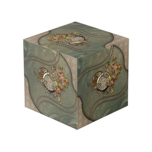 Wunderbare Dampfuhr Würfel (Rückseite Schrägansicht)