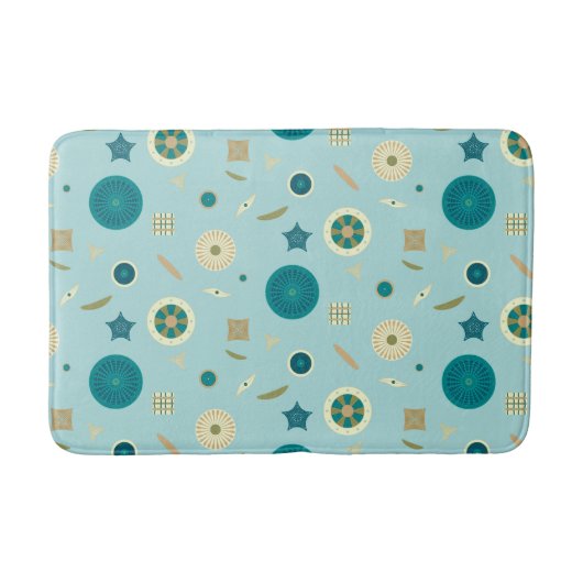 Wunderbare Diatome Bath Mat Badematte (Vorderseite)