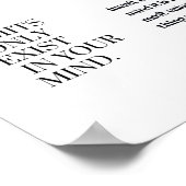 Wunderbare Dinge kommen Poster (Ecke)