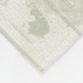 Wunderbare Eule im Aquarell Fleecedecke (Ecke)