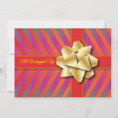 Wunderbare Flache Feiertagskarte (Vorderseite)