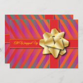 Wunderbare Flache Feiertagskarte (Vorne/Hinten)