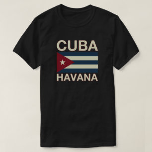 Wunderbare Flagge Kubas Havana T-Shirt