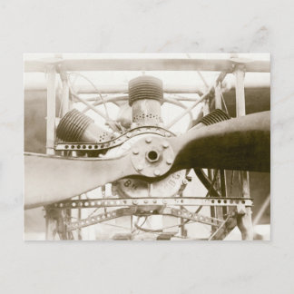 Wunderbare Flugmaschine Postkarte