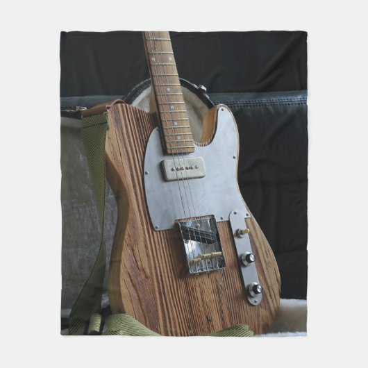 Wunderbare Gitarre Fleecedecke (Vorderseite)