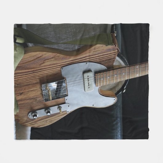 Wunderbare Gitarre Fleecedecke (Vorderseite (Horizontal))