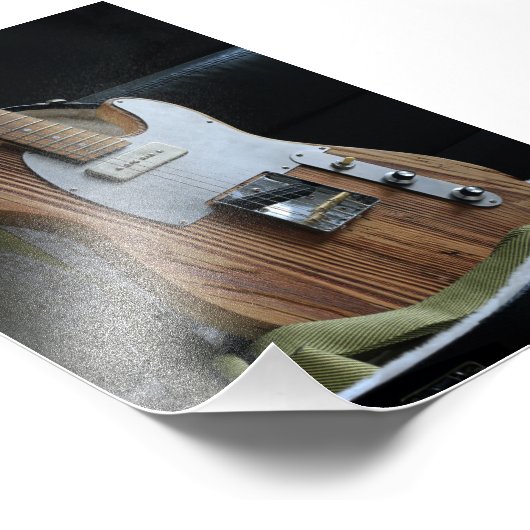 Wunderbare Gitarre Fotodruck (Ecke)