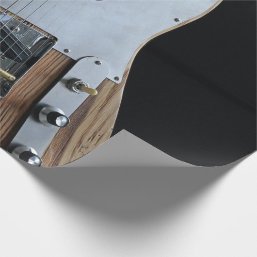 Wunderbare Gitarre Geschenkpapier (Ecke)