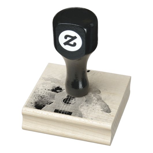 Wunderbare Gitarre Gummistempel (Stempel)