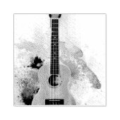 Wunderbare Gitarre Gummistempel (Prägung)