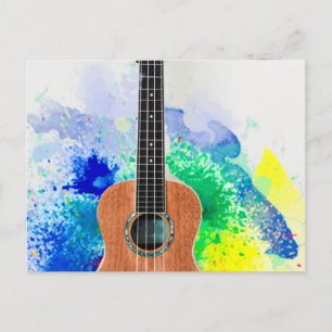 Wunderbare Gitarre Postkarte