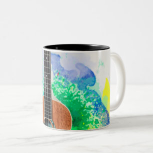 Wunderbare Gitarre Zweifarbige Tasse