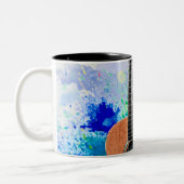 Wunderbare Gitarre Zweifarbige Tasse (Links)