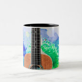 Wunderbare Gitarre Zweifarbige Tasse (Mittel)
