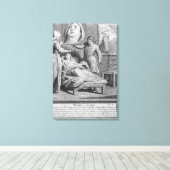 Wunderbare Heilung einer blinden Frau Leinwanddruck (Insitu (Holzboden))