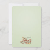 Wunderbare Herbsteinladung Einladung (Rückseite)