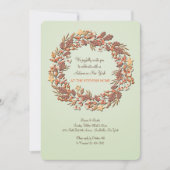 Wunderbare Herbsteinladung Einladung (Vorderseite)