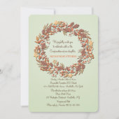 Wunderbare Herbsteinladung Einladung (Vorderseite)