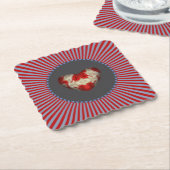 Wunderbare Herzerkrankung - grauer Streifen Untersetzer (angewinkelt)