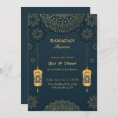 Wunderbare Iftar-Einladung Einladung (Vorne/Hinten)