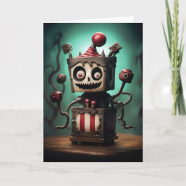 Wunderbare Jack-in-a-Box Halloween-Karte Karte