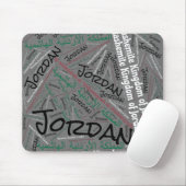Wunderbare Jordan Flag Colors Patriotic Mousepad (Mit Mouse)