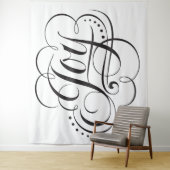 Wunderbare JOY Calligrafy Letters Weihnachten Wandteppich (Beispiel)