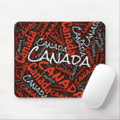 Wunderbare kanadische Flaggenfarben Patriotic Mousepad (Mit Mouse)