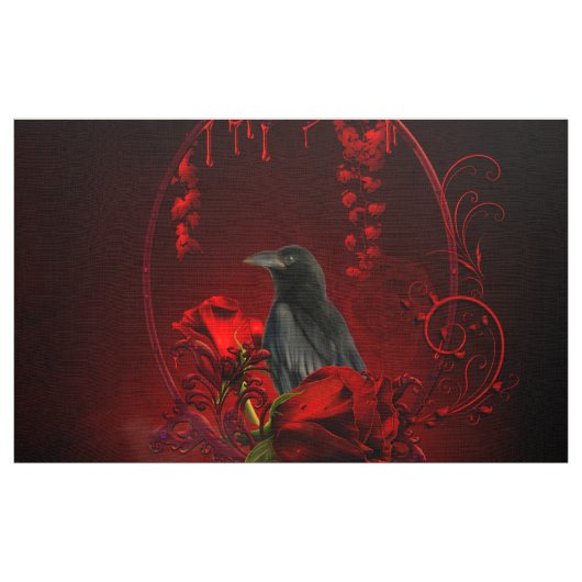 Wunderbare Krähe Stoff (Yard (91,4 cm))