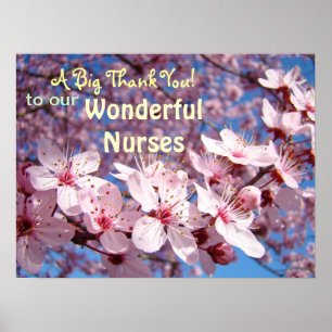 Wunderbare Krankenpfleger Kunst Ein Großes Dankesc Poster