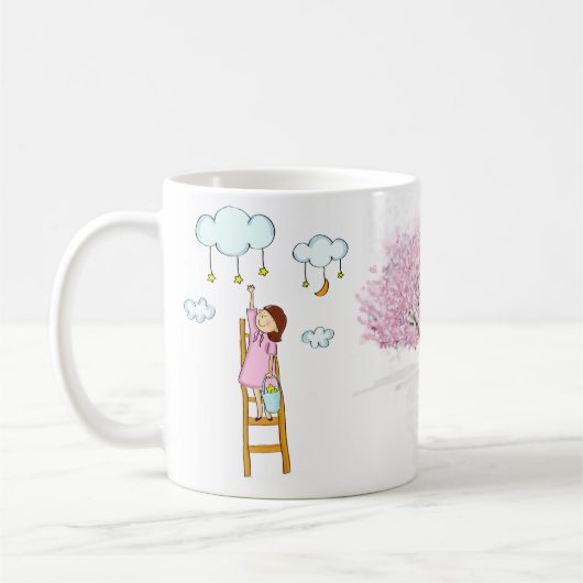 Wunderbare Land-Tasse Kaffeetasse (Links)