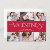 Wunderbare lebensbearbeitbare Farbvalentiner Postk Postkarte (Vorne/Hinten)